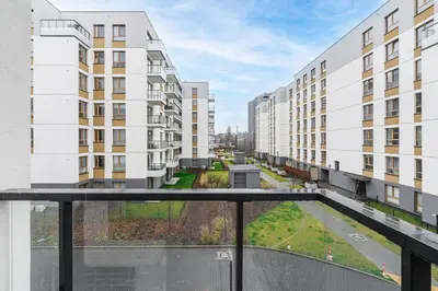 Budynek, w którym mieści się apartament