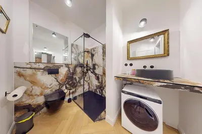 Plan piętra w obiekcie Vintage Retreat Apartment Mokotow
