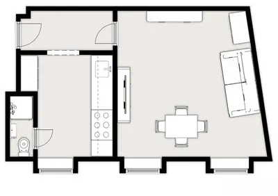 Plan piętra w obiekcie Blue Velvet Studio City Center Szpitalna
