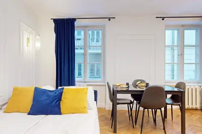 Część wypoczynkowa w obiekcie Blue Velvet Studio City Center Szpitalna