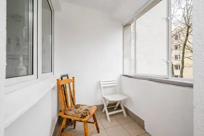 Balkon lub taras w obiekcie Mokotów Urban Comfort Apartment by BookingHost