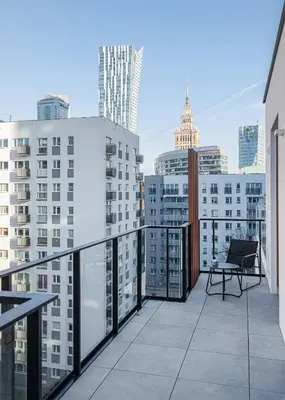 Budynek, w którym mieści się apartament
