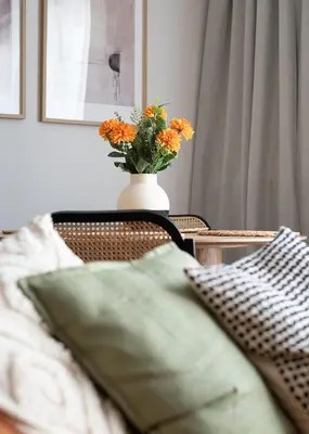 Łóżko lub łóżka w pokoju w obiekcie RentPlanet - Apartament przy Dworcu Centralnym
