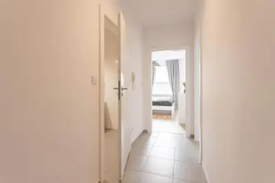 Łóżko lub łóżka w pokoju w obiekcie Urban Chic - 2 Bedrooms - Rondo ONZ - Luxury Warsaw Stays - Pereca street