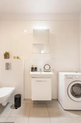Łazienka w obiekcie Urban Chic - 2 Bedrooms - Rondo ONZ - Luxury Warsaw Stays - Pereca street