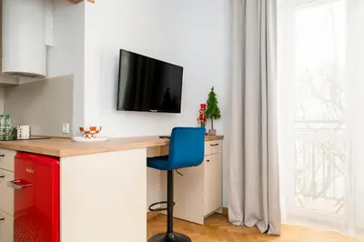 Plan piętra w obiekcie Rezydencja Walecznych Deluxe Saska Kępa by BookingHost