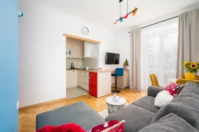 Plan piętra w obiekcie Rezydencja Walecznych Deluxe Saska Kępa by BookingHost