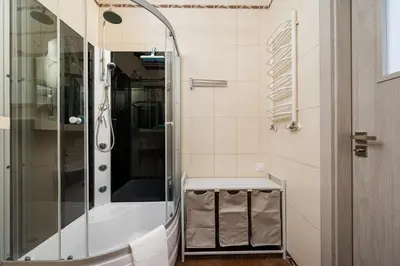 Łazienka w obiekcie Bemowo 2-Bedroom Apartment by BookingHost