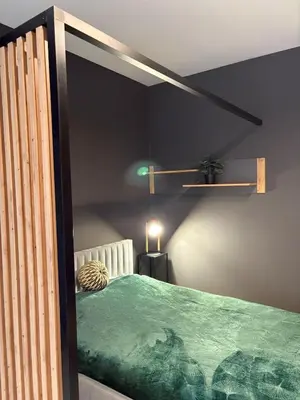 Łóżko lub łóżka w pokoju w obiekcie Smart City Studio