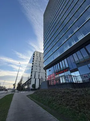 Budynek, w którym mieści się apartament