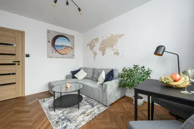 Część wypoczynkowa w obiekcie Lumina 2-room apartment near the Old Town