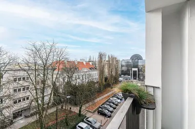 Budynek, w którym mieści się apartament