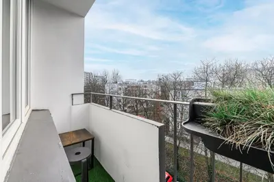 Balkon lub taras w obiekcie Lumina 2-room apartment near the Old Town
