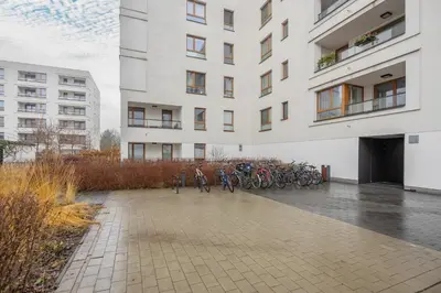 Budynek, w którym mieści się apartament