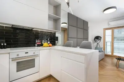 Kuchnia lub aneks kuchenny w obiekcie Urban Apartaments - Great Location - City Center - Mennica 166