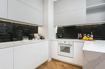 Kuchnia lub aneks kuchenny w obiekcie Urban Apartaments - Great Location - City Center - Mennica 166