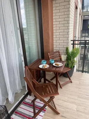 Balkon lub taras w obiekcie Apartamenty Wiślany Mokotów, Krok od Centrum i Łazienek Królewskich