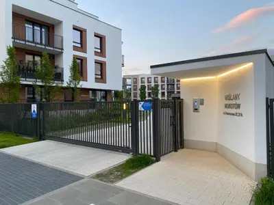 Budynek, w którym mieści się apartament