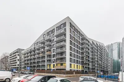 Budynek, w którym mieści się apartament