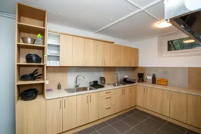 Kuchnia lub aneks kuchenny w obiekcie Hostel PULSE
