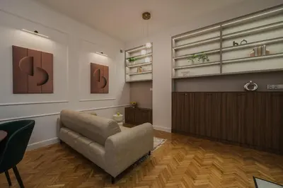 Część wypoczynkowa w obiekcie Kredytowa 1A Apartment