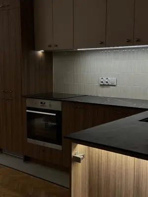 Kuchnia lub aneks kuchenny w obiekcie Kredytowa 1A Apartment