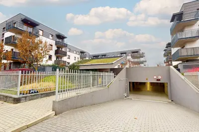 Budynek, w którym mieści się apartament