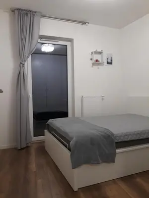 Łóżko lub łóżka w pokoju w obiekcie Apartament, 2 pokoje, Zielonka k Warszawy