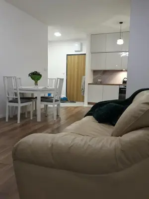 Część wypoczynkowa w obiekcie Apartament, 2 pokoje, Zielonka k Warszawy