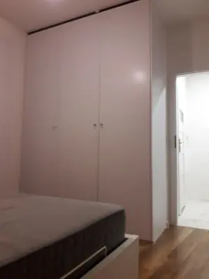 Łóżko lub łóżka w pokoju w obiekcie Apartament, 2 pokoje, Zielonka k Warszawy