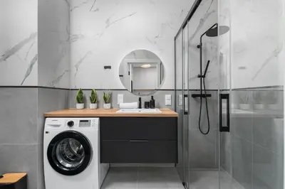 Łazienka w obiekcie Kolejowa 45B by Homeprime
