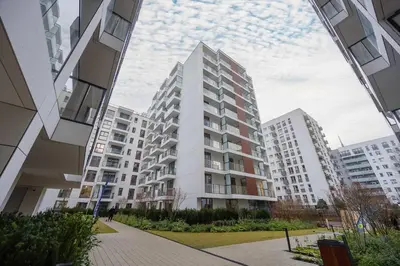 Budynek, w którym mieści się apartament
