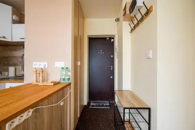 Kuchnia lub aneks kuchenny w obiekcie Solec Powiśle Homely Apartment by BookingHost