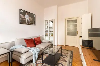 Część wypoczynkowa w obiekcie Warsaw Concierge Dantyszka
