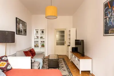 Część wypoczynkowa w obiekcie Warsaw Concierge Dantyszka