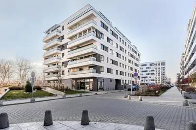 Budynek, w którym mieści się apartament