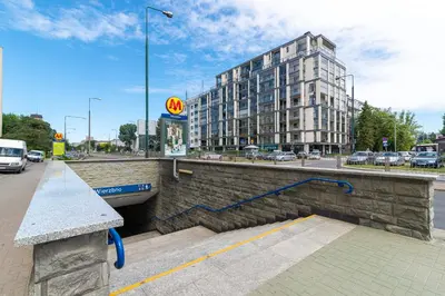 Plan piętra w obiekcie Spacious & Bright Apartment on Mokotow by Noclegi Renters
