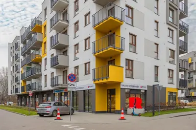 Budynek, w którym mieści się apartament