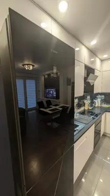 Kuchnia lub aneks kuchenny w obiekcie Warsaw Bemowo Prestige Apartment - Free Parking - Fast WiFi
