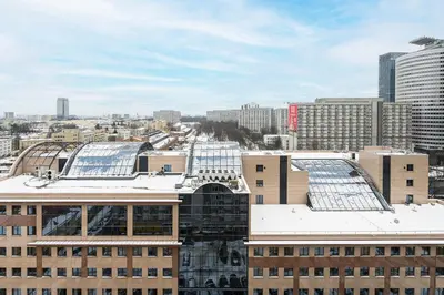 Widok na miasto Warszawa z tego apartamentu