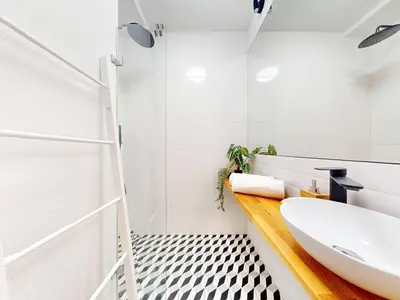 Łazienka w obiekcie Eclipse Apartment Metro Wierzbno Mokotow
