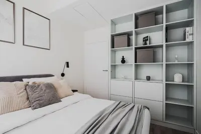 Łóżko lub łóżka w pokoju w obiekcie Towarowa Towers Aparthotel