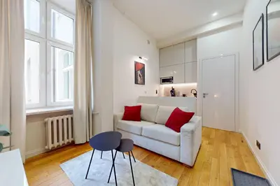 Część wypoczynkowa w obiekcie Lumiere Apartment City Center Hoza