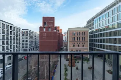 Budynek, w którym mieści się apartament