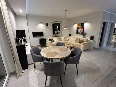 Telewizja i/lub zestaw kina domowego w obiekcie Cornelian View
