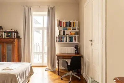 Łóżko lub łóżka w pokoju w obiekcie Warsaw Concierge Wilcza