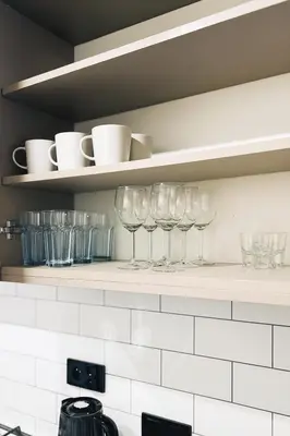 Kuchnia lub aneks kuchenny w obiekcie Apartament Grzybowska 5 Centrum Mieszkanie PKiN plac Grzybowski nocleg