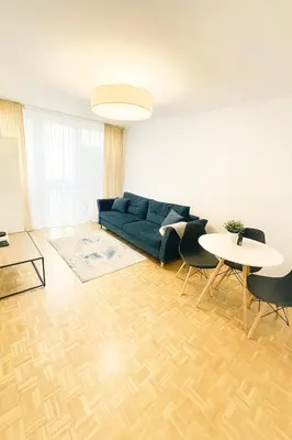 Część wypoczynkowa w obiekcie Apartament Grzybowska 5 Centrum Mieszkanie PKiN plac Grzybowski nocleg