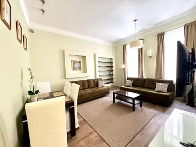 Część wypoczynkowa w obiekcie AAA STAY Premium Apartments Old Town Warsaw