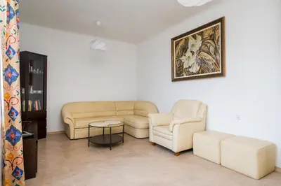 Część wypoczynkowa w obiekcie Kino Femina Homely Apartment by BookingHost
